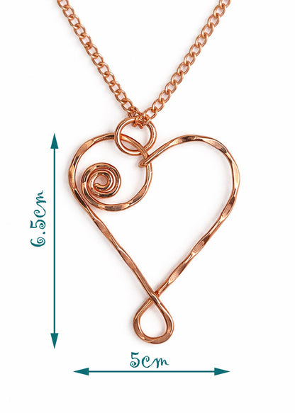 SHINDE EXPORTS 100% solid uncoated jewellery pure copper chain necklaces stylish choker for women with pendant