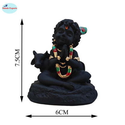 HINDE EXPORTS bal gopal marble idol murti baal krishna statue small 3 inches