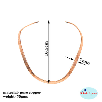 SHINDE EXPORTS pure copper Hasli necklace jewellery choker for women/girls