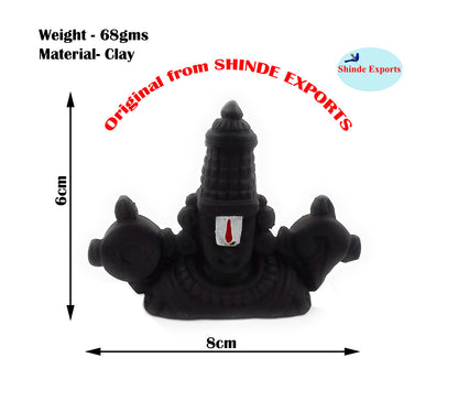 SHINDE EXPORTS Govinda Idol for car Dashboard/Balaji murti for car/tirupati Balaji murti/Balaji Statue for Pooja Room