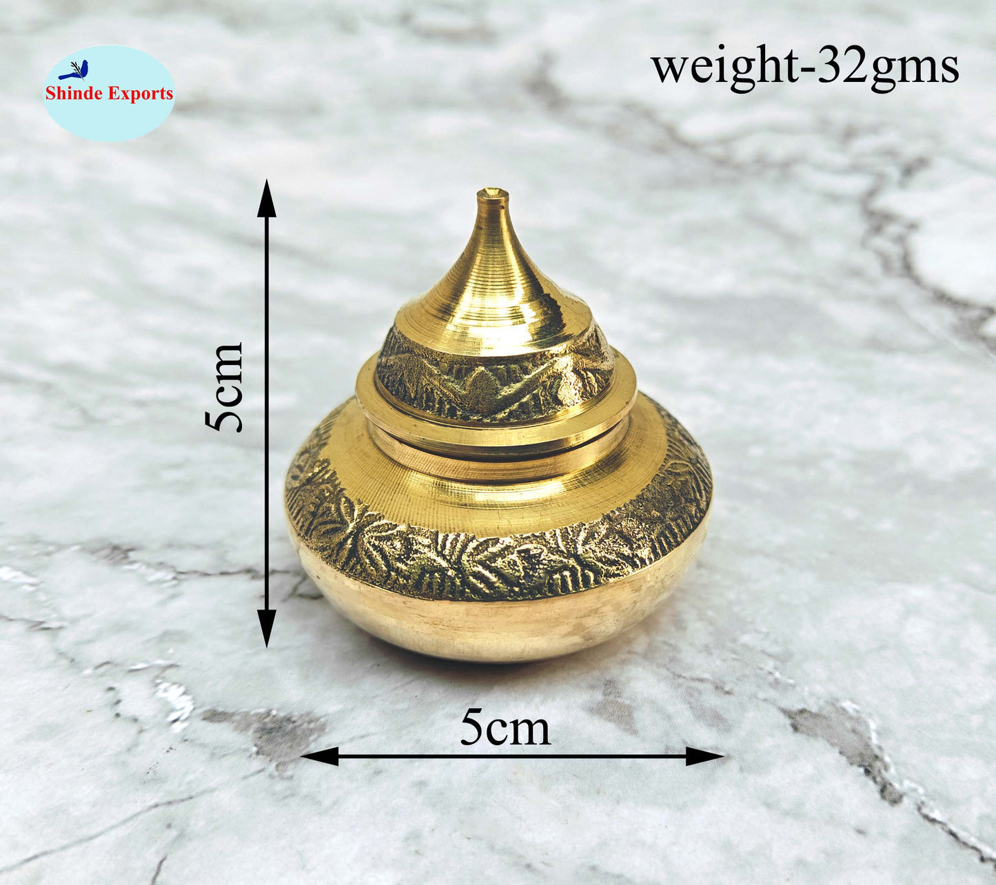SHINDE EXPORTS brass sindur dani dibbi sindoor box dabbi for women
