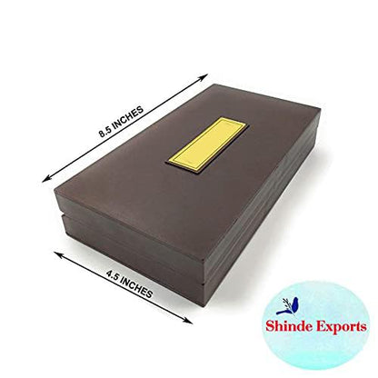 SHINDE EXPORTS Shirdi Sai Baba Decorative Photo Frame box with Charan Paduka for God Pooja and Gift.