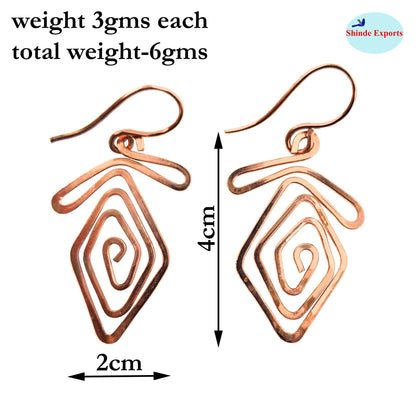 SHINDE EXPORTS copper earrings for women stylish traditional jhumka earring girls