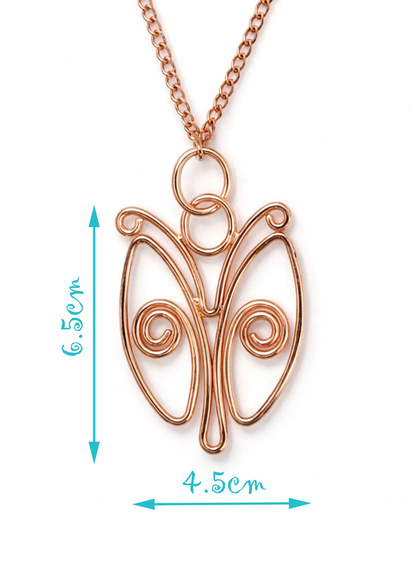 SHINDE EXPORTS 100% solid uncoated jewellery pure copper chain necklaces stylish choker for women with pendant