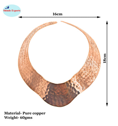 SHINDE EXPORTS pure copper Hasli necklace jewellery choker for women/girls