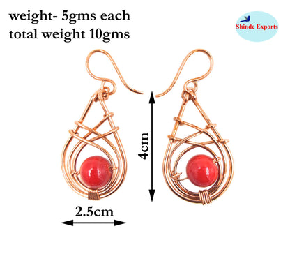 SHINDE EXPORTS copper earrings for women stylish traditional jhumka earring girls
