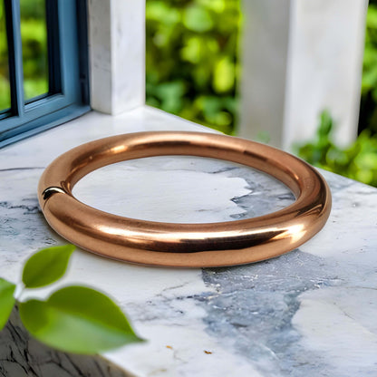 SHINDE EXPORTS Heavy Pure Copper thick Bracelet Bangle Unisex Kada Solid Handmade Cuff for Men & Women