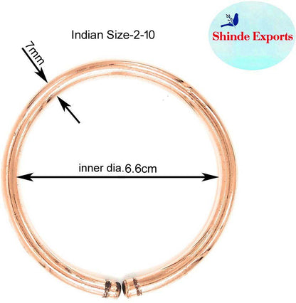 SHINDE EXPORTS pure copper kada bracelets for men and women