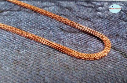 SHINDE EXPORTS pure copper necklace hasli neck chain for women (Design 6)