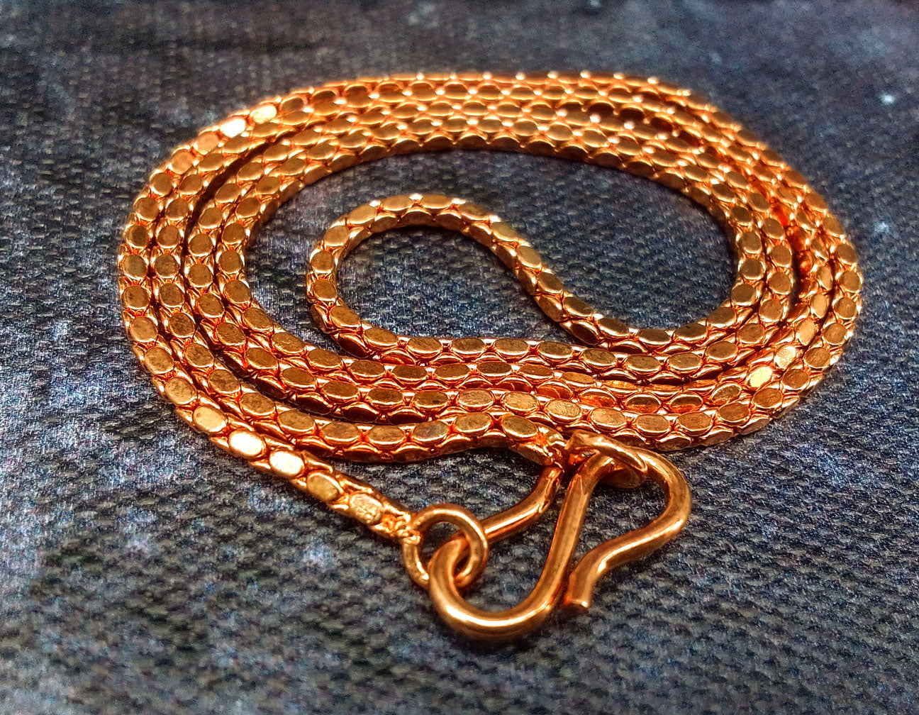SHINDE EXPORTS pure copper necklace hasli neck chain for women (Design 6)