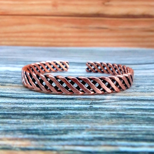 SHINDE EXPORTS pure copper kada bracelet for men women original light weight