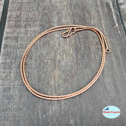 SHINDE EXPORTS pure copper necklace hasli neck chain for women (Design 6)