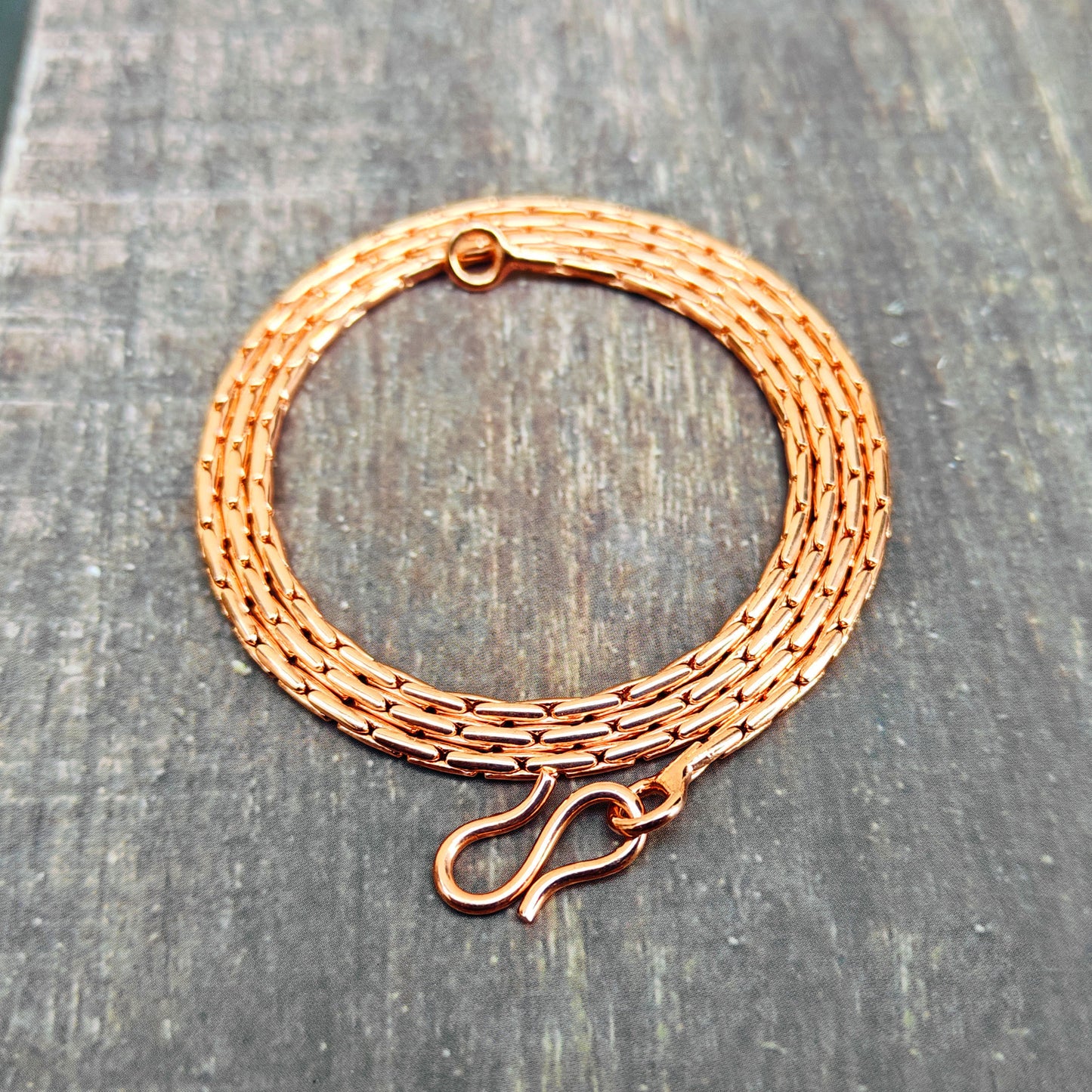 SHINDE EXPORTS pure copper necklace hasli neck chain for women (Design 6)