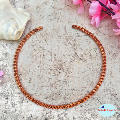 SHINDE EXPORTS pure copper Hasli necklace jewellery choker for women/girls
