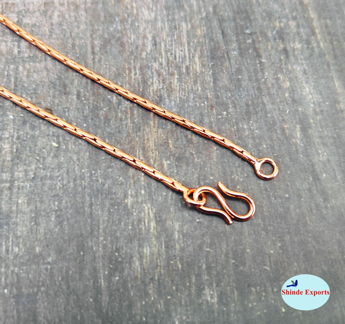 SHINDE EXPORTS pure copper necklace hasli neck chain for women (Design 6)