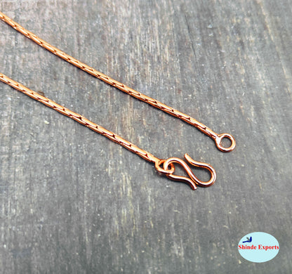 SHINDE EXPORTS pure copper necklace hasli neck chain for women (Design 6)