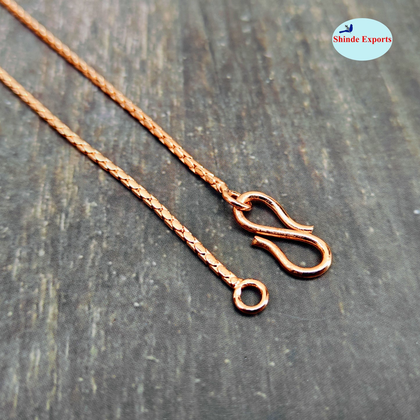 SHINDE EXPORTS pure copper necklace hasli neck chain for women (Design 6)