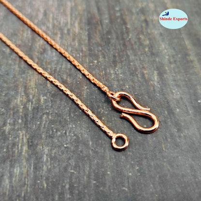 SHINDE EXPORTS pure copper necklace hasli neck chain for women (Design 6)
