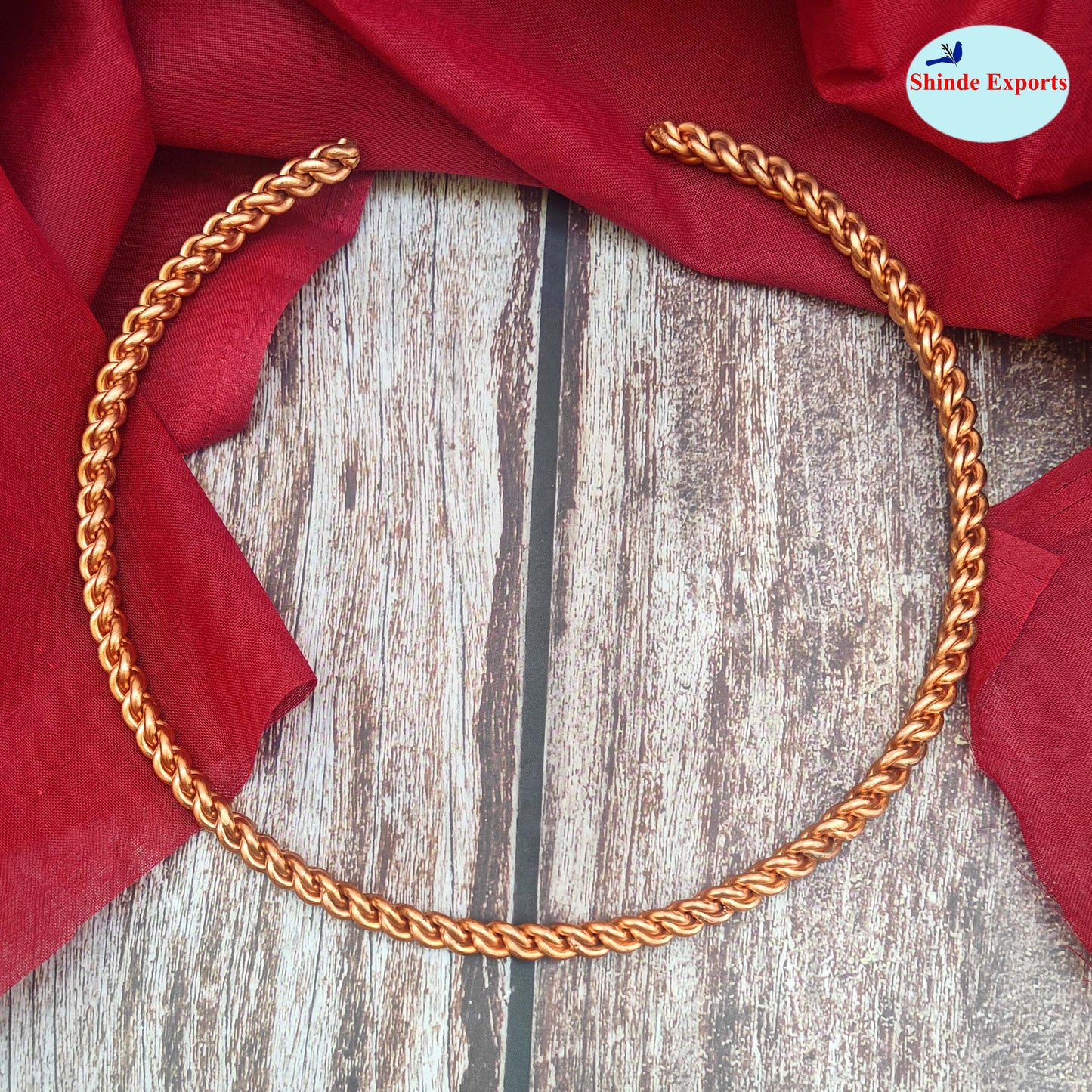 SHINDE EXPORTS pure copper Hasli necklace jewellery choker for women/girls