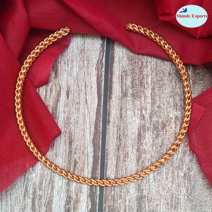 SHINDE EXPORTS pure copper Hasli necklace jewellery choker for women/girls