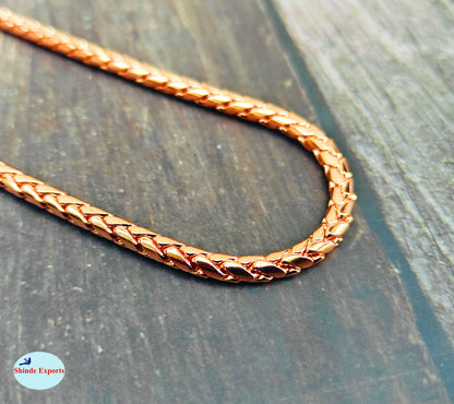 SHINDE EXPORTS pure copper necklace hasli neck chain for women (Design 6)