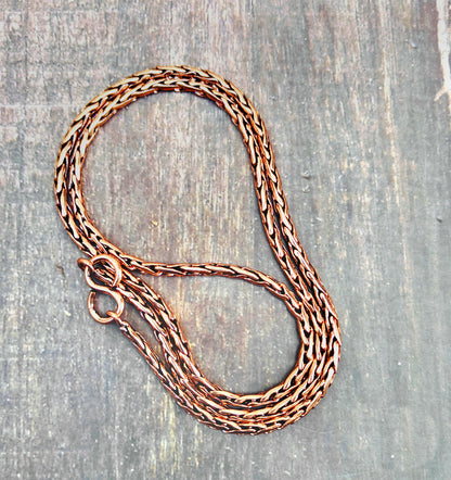 SHINDE EXPORTS pure copper necklace hasli neck chain for women (Design 6)