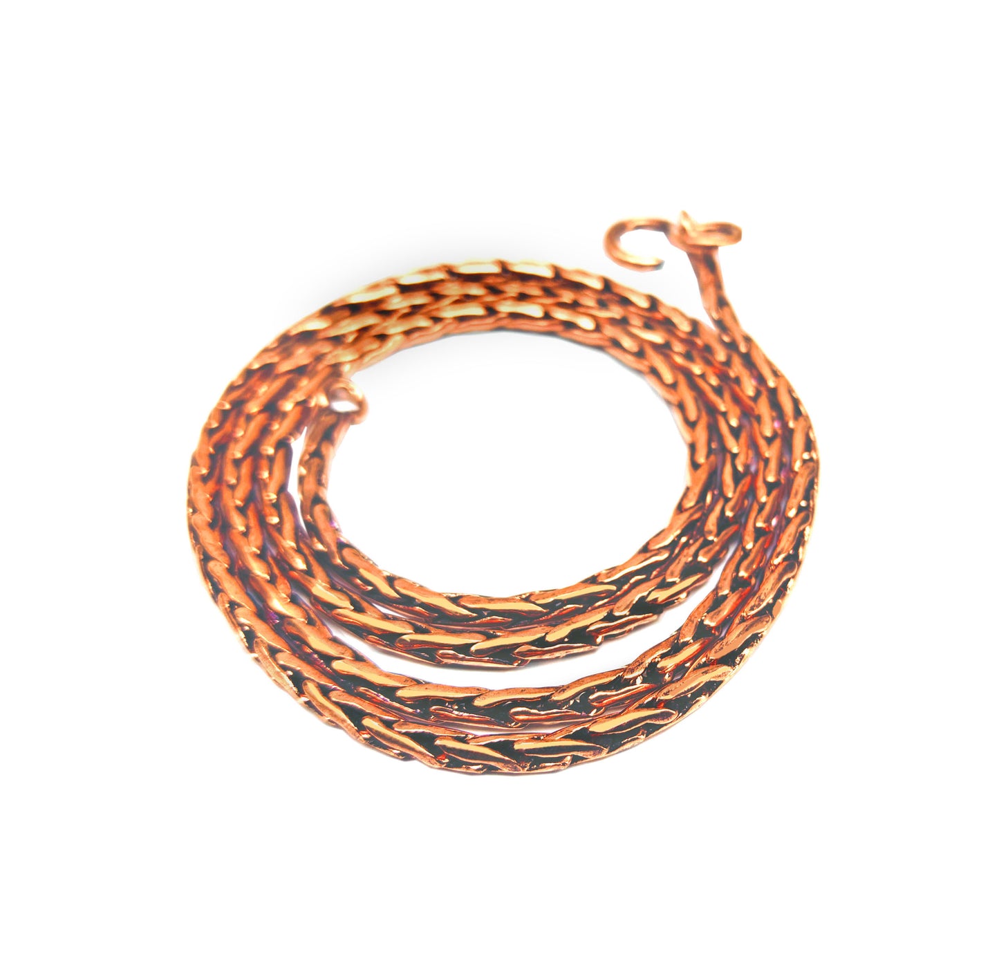 SHINDE EXPORTS pure copper necklace hasli neck chain for women (Design 6)