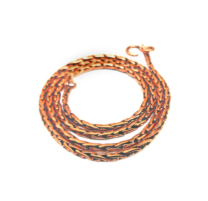 SHINDE EXPORTS pure copper necklace hasli neck chain for women (Design 6)