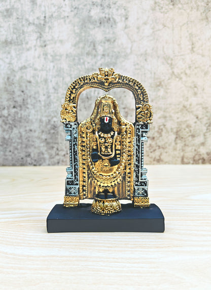 SHINDE EXPORTS Govinda Idol for car Dashboard/Balaji murti for car/tirupati Balaji murti/Balaji Statue for Pooja Room