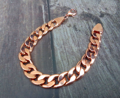 SHINDE EXPORTS Pure Copper Link Chain  Bracelet for Men