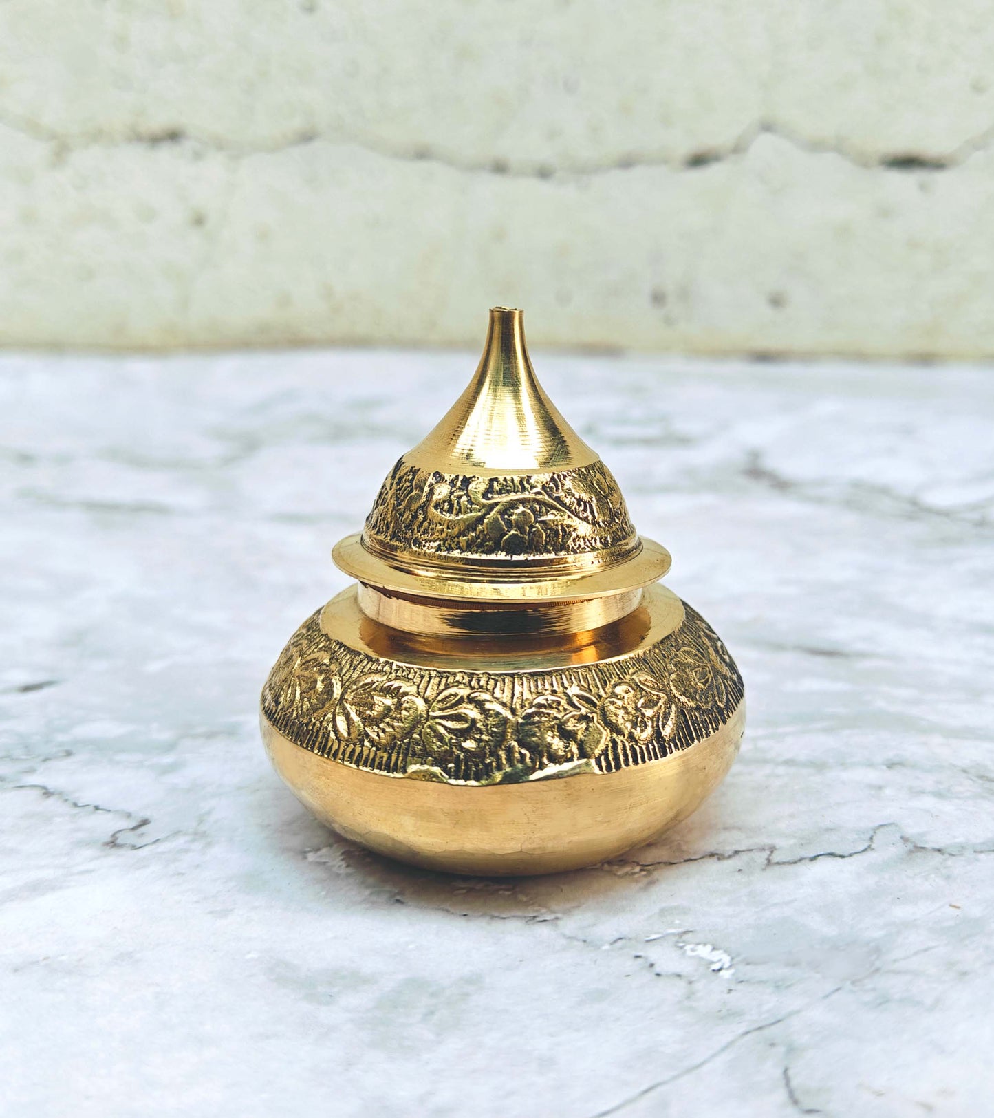 SHINDE EXPORTS brass sindur dani dibbi sindoor box dabbi for women