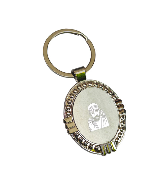 SHINDE EXPORTS shirdi saibaba keychain/key chain for bike, car