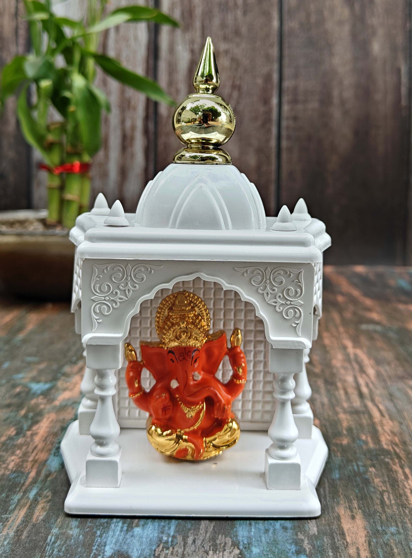 SHINDE EXPORTS Temple for car Dashboard Stand 6 inches