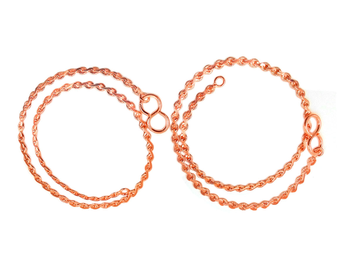 SHINDE EXPORTS pure copper anklets for women girls legs payal