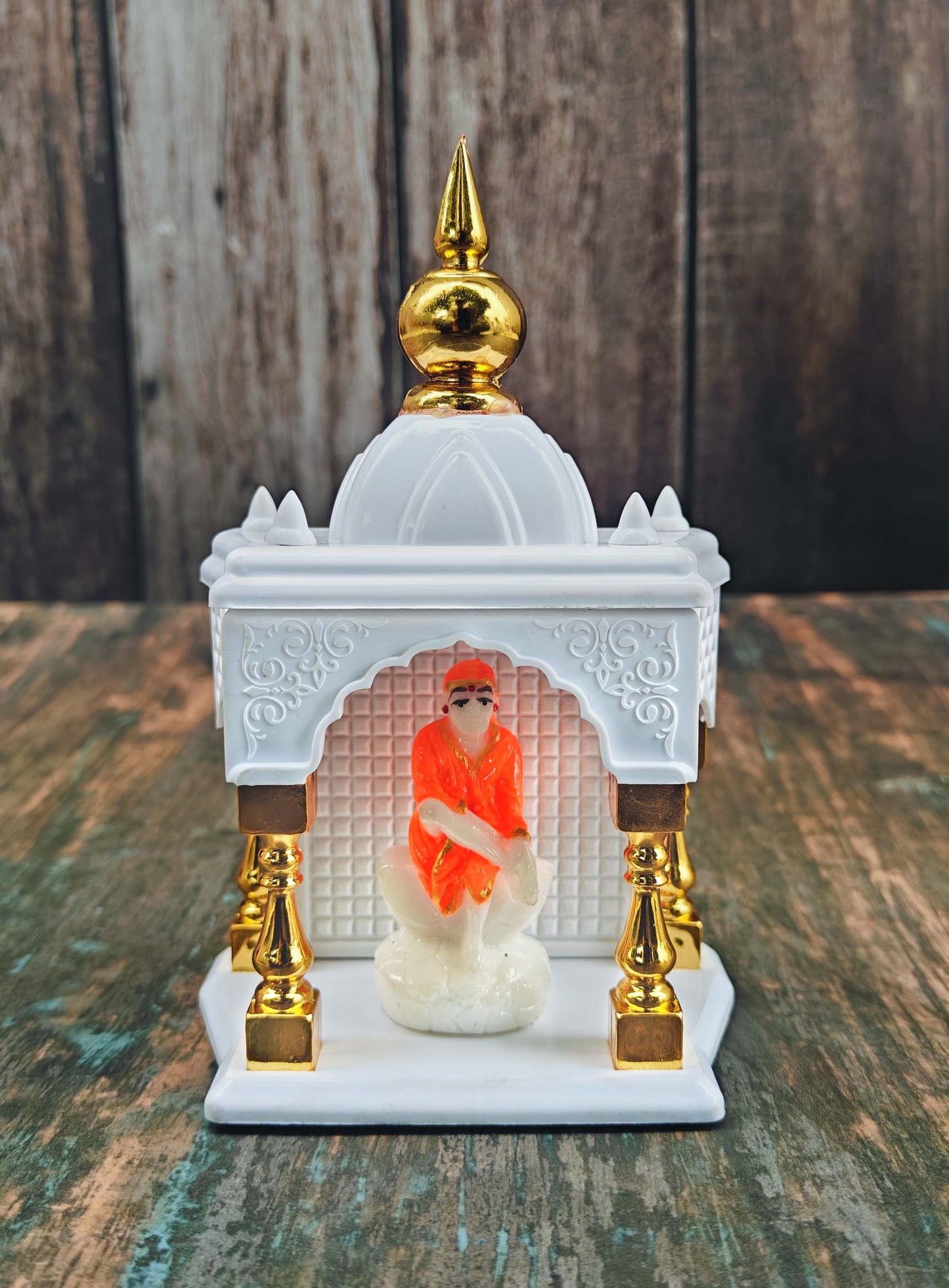 SHINDE EXPORTS Temple for car Dashboard Stand 6 inches