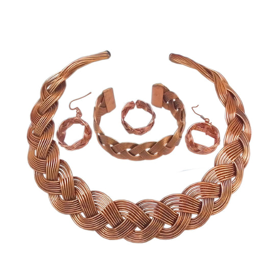 SHINDE EXPORTS Copper Choker Set Jewellery necklace hasli for Women