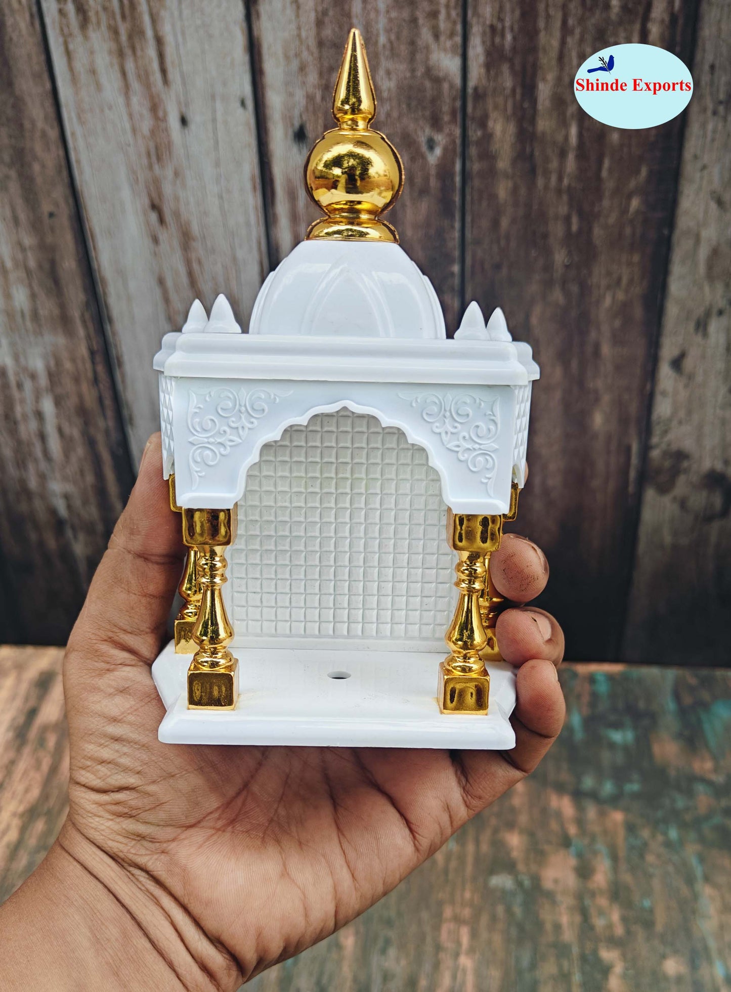 SHINDE EXPORTS Temple for car Dashboard Stand 6 inches