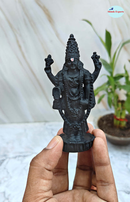 SHINDE EXPORTS Govinda Idol for car Dashboard/Balaji murti for car/tirupati Balaji murti/Balaji Statue for Pooja Room