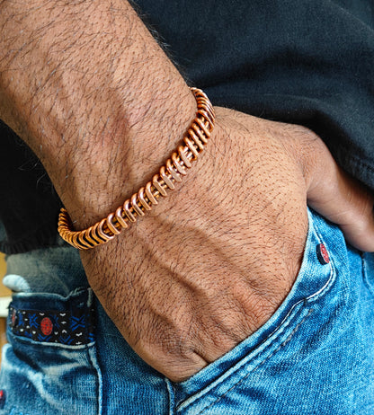 SHINDE EXPORTS pure original copper tamba kada bracelet for men and women boys