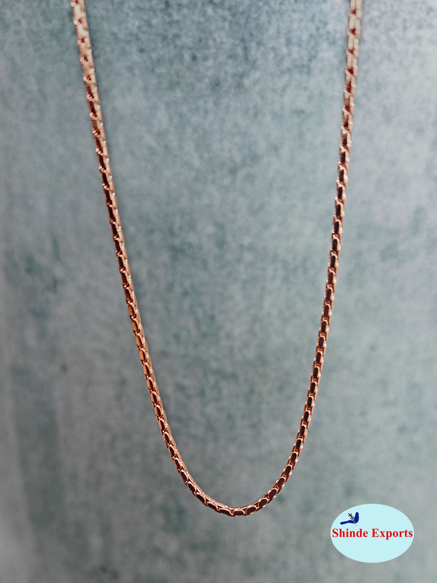 SHINDE EXPORTS pure copper necklace hasli neck chain for women (Design 6)