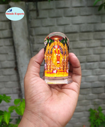 SHINDE EXPORTS shirdi Sai Baba car Dashboard Idol Cum Desk Stand 3.5 inches