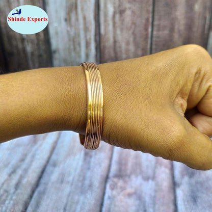 SHINDE EXPORTS Pure Copper Kada/Bracelet for Men and Women.