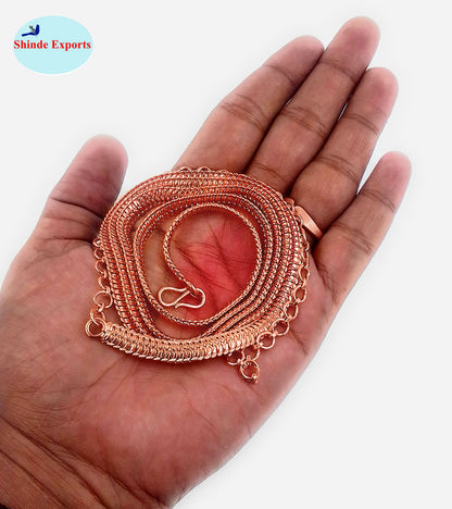 SHINDE EXPORTS traditional copper chain vaddanam waist belt kamar jewellery kamarband for women wedding saree kamarbandh kamarpatta
