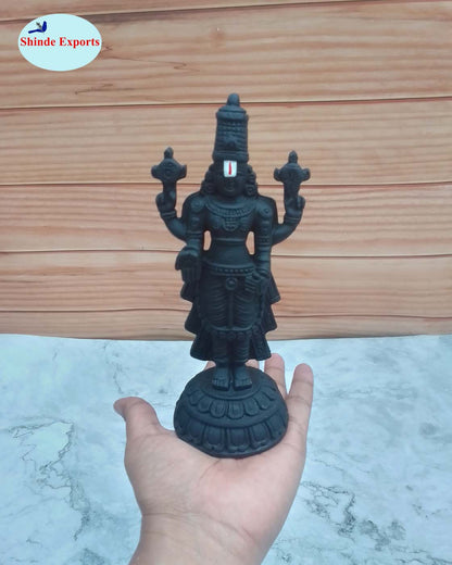 SHINDE EXPORTS Govinda Idol for car Dashboard/Balaji murti for car/tirupati Balaji murti/Balaji Statue for Pooja Room