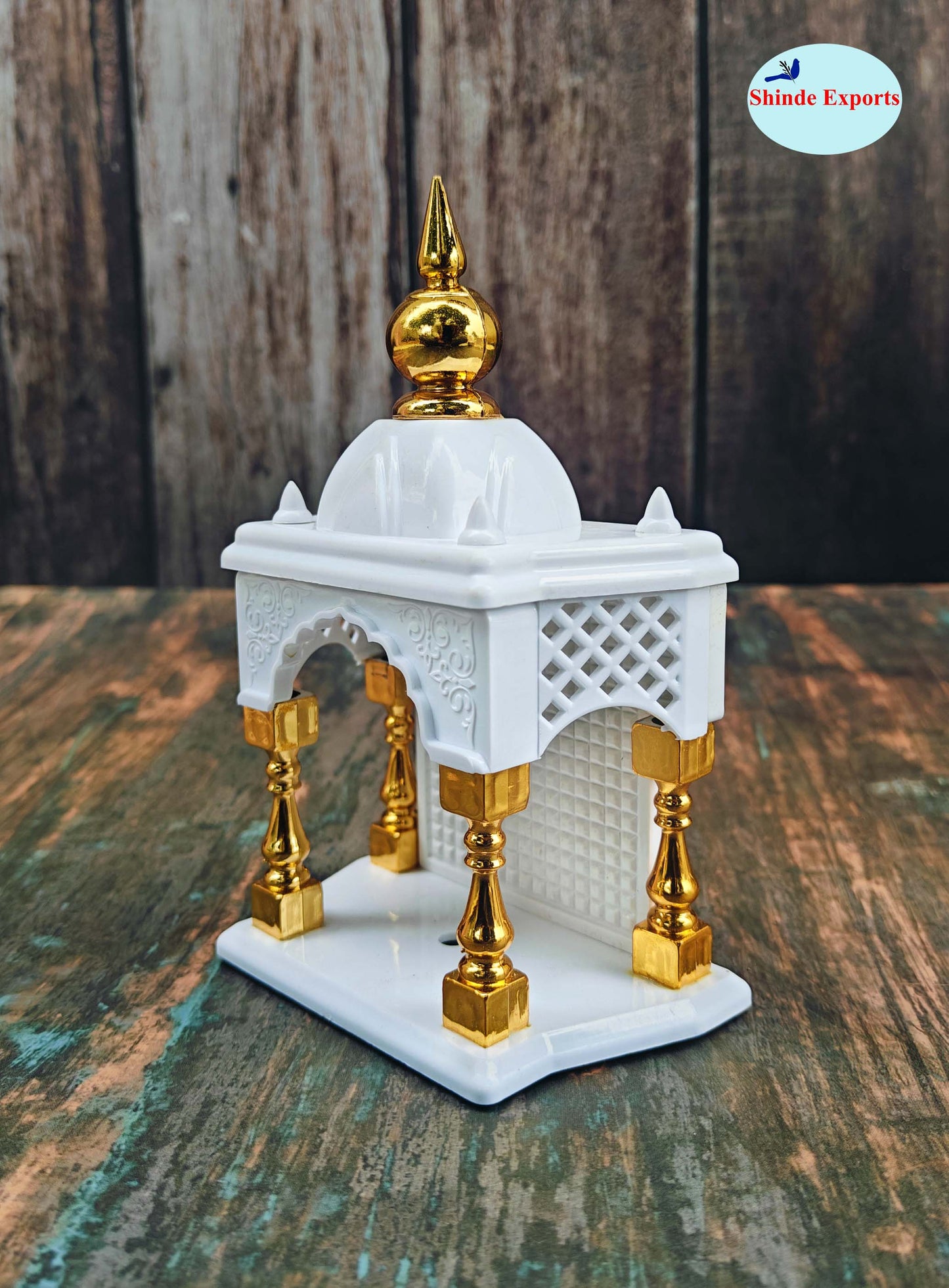 SHINDE EXPORTS Temple for car Dashboard Stand 6 inches