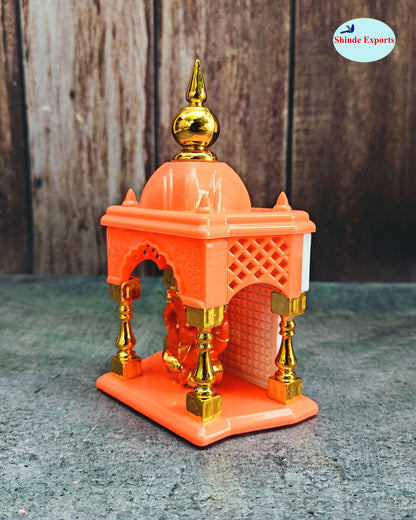 SHINDE EXPORTS Ganesha and Adiyogi Temple for car Dashboard Stand 6 inches