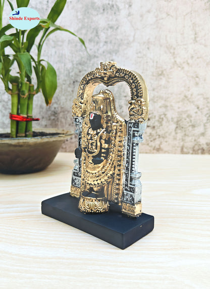 SHINDE EXPORTS Govinda Idol for car Dashboard/Balaji murti for car/tirupati Balaji murti/Balaji Statue for Pooja Room