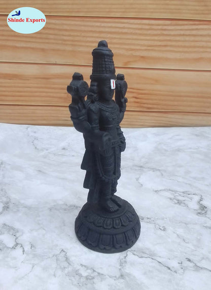 SHINDE EXPORTS Govinda Idol for car Dashboard/Balaji murti for car/tirupati Balaji murti/Balaji Statue for Pooja Room
