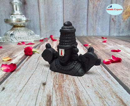 SHINDE EXPORTS Govinda Idol for car Dashboard/Balaji murti for car/tirupati Balaji murti/Balaji Statue for Pooja Room