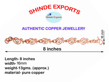 SHINDE EXPORTS original stylish pure copper bracelet for women
